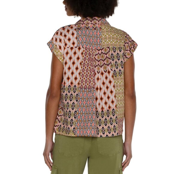 Liverpool Los Angeles Dolman Camp Shirt - Picture 3 of 9